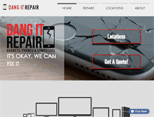 Tablet Screenshot of dangitrepair.com